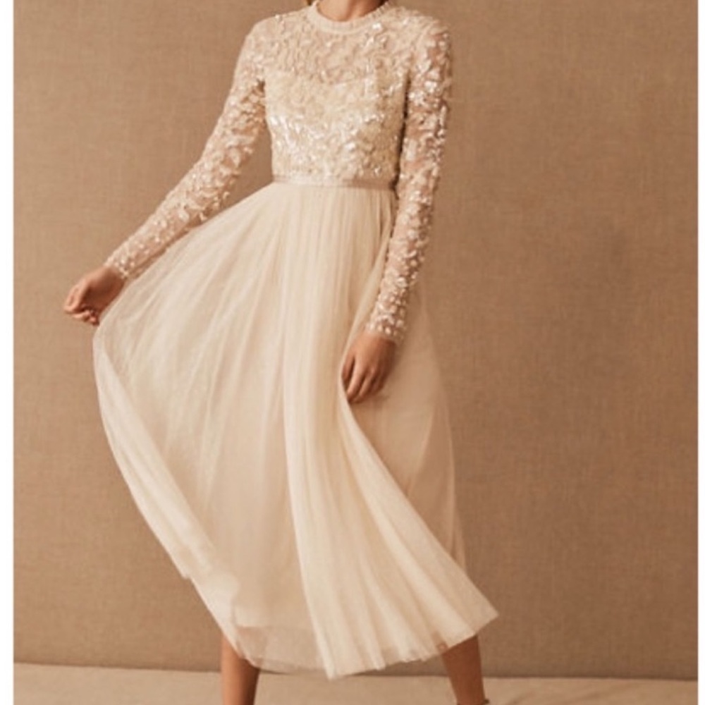 BHLDN Needle & Thread Tempest Bodice Ballerina Dress